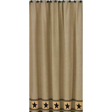 Primitive Star Shower Curtain - 72